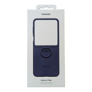 K1-O‎ Samsung Silicone Case For Samsung Galaxy Z Flip6 - Navy Blue
